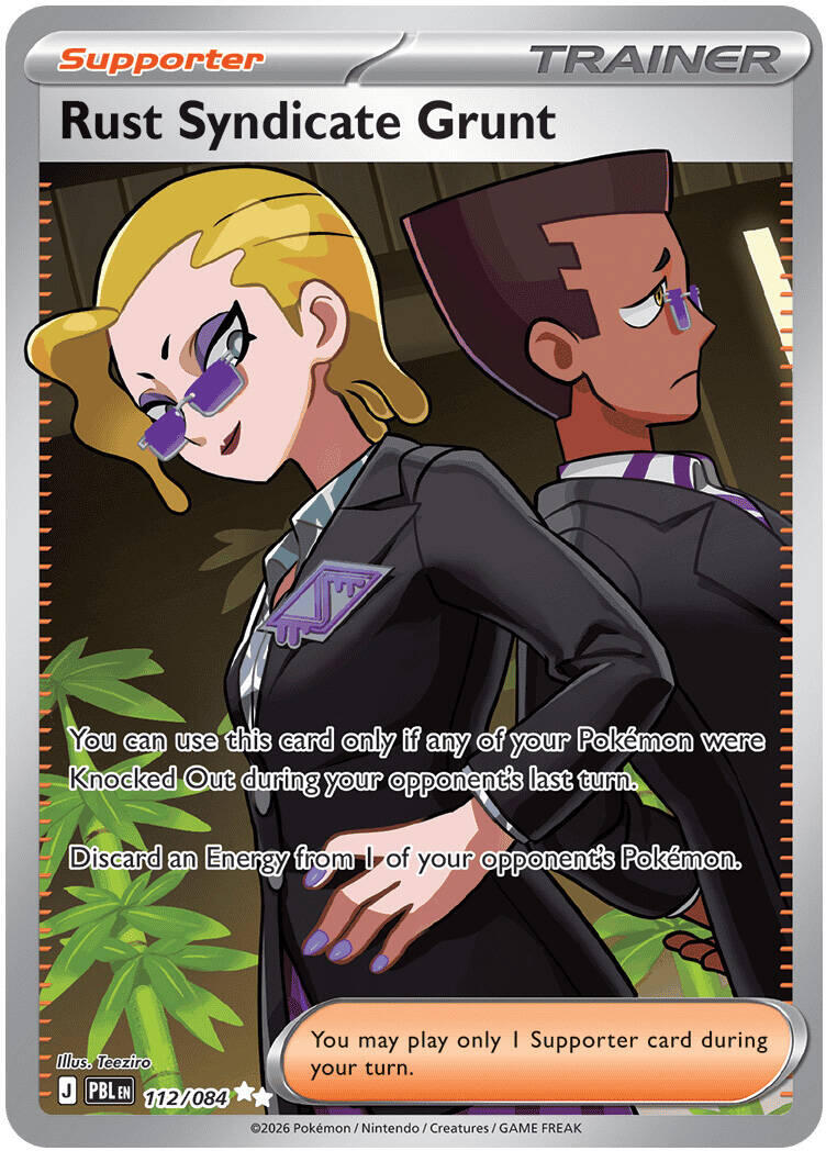 Rust Syndicate Grunt (112/084) [Mega Evolution: Pitch Black] | Jack's On Queen