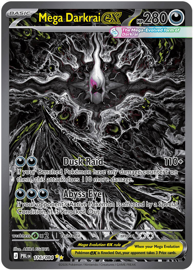 Mega Darkrai ex (116/084) [Mega Evolution: Pitch Black] | Jack's On Queen