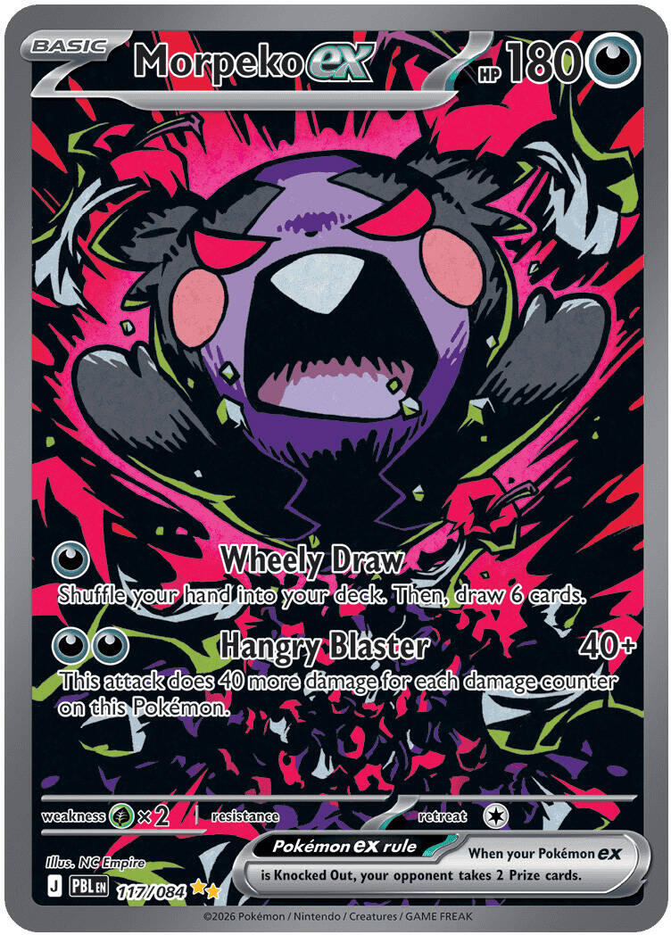 Morpeko ex (117/084) [Mega Evolution: Pitch Black] | Jack's On Queen