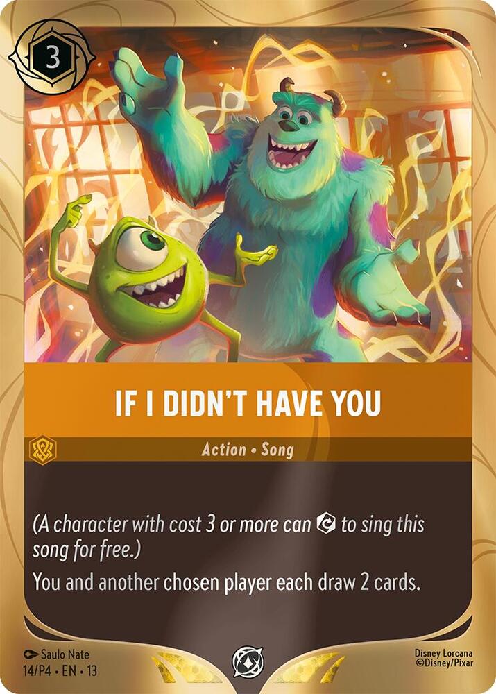 If I Didn't Have You (14) [Disney Lorcana Promo Cards] | Jack's On Queen