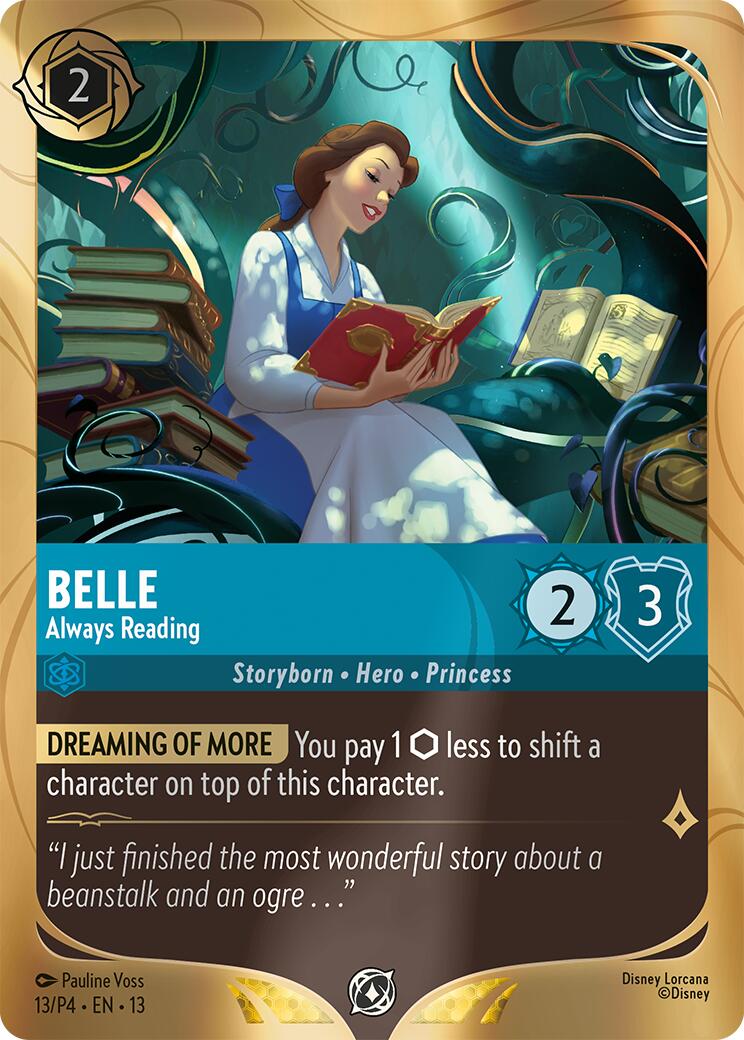 Belle - Always Reading (13) [Promo Cards] | Jack's On Queen