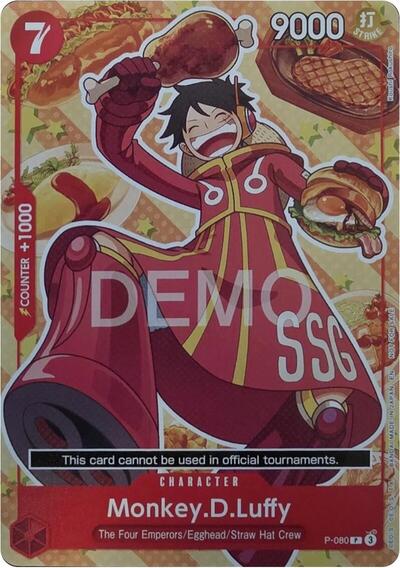 Monkey.D.Luffy - P-080 (P-080) [One Piece Demo Deck Cards] | Jack's On Queen