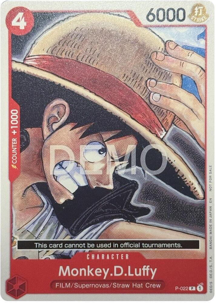 Monkey.D.Luffy - P-022 (P-022) [One Piece Demo Deck Cards] | Jack's On Queen