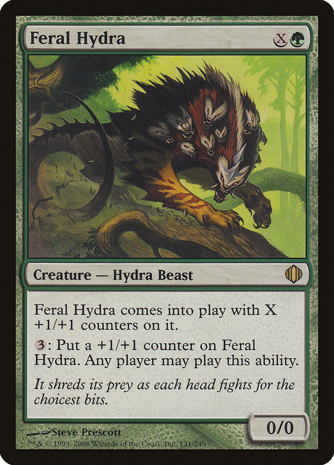 Feral Hydra (Oversized) [Oversize Cards] | Jack's On Queen