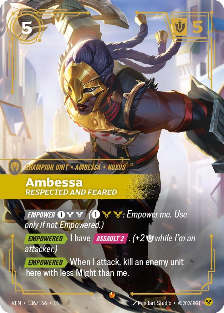 Ambessa - Respected and Feared (136/166) [Vendetta] | Jack's On Queen