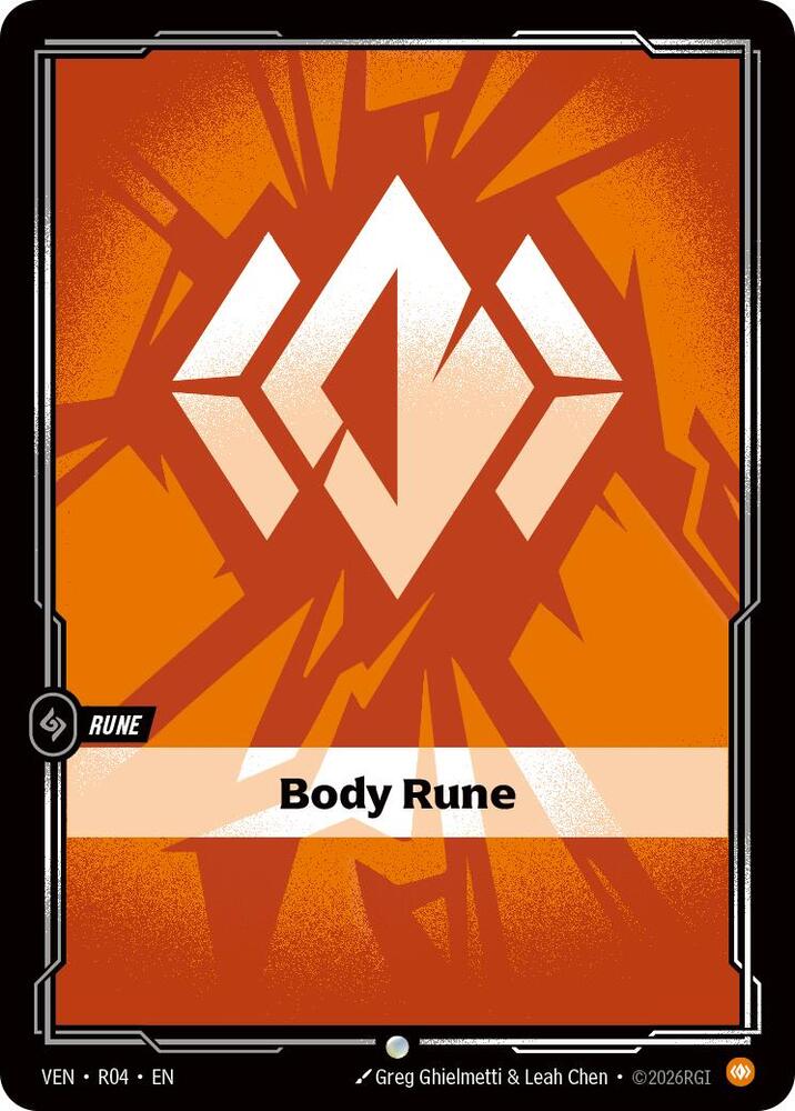 Body Rune (R04) [Vendetta] | Jack's On Queen