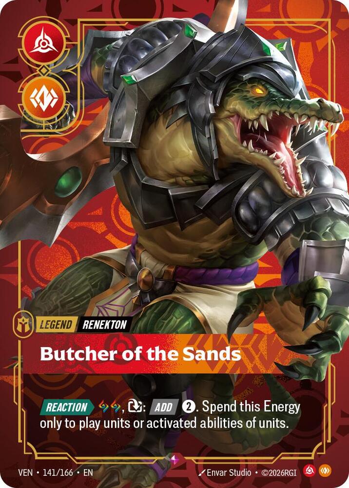 Renekton - Butcher of the Sands (141/166) [Vendetta] | Jack's On Queen