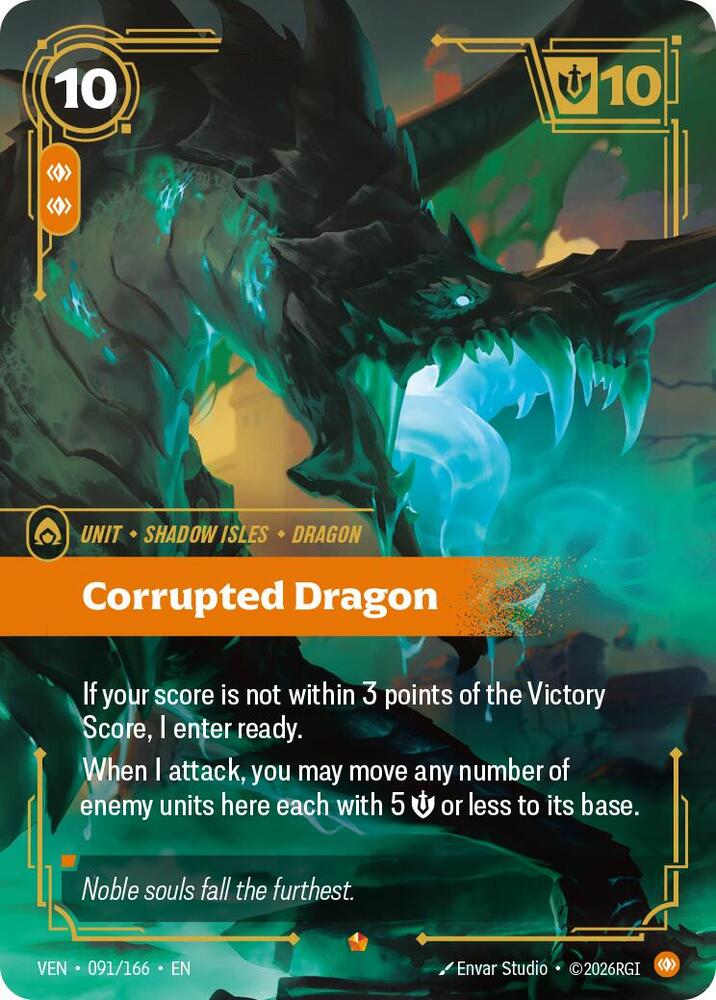 Corrupted Dragon (091/166) [Vendetta] | Jack's On Queen