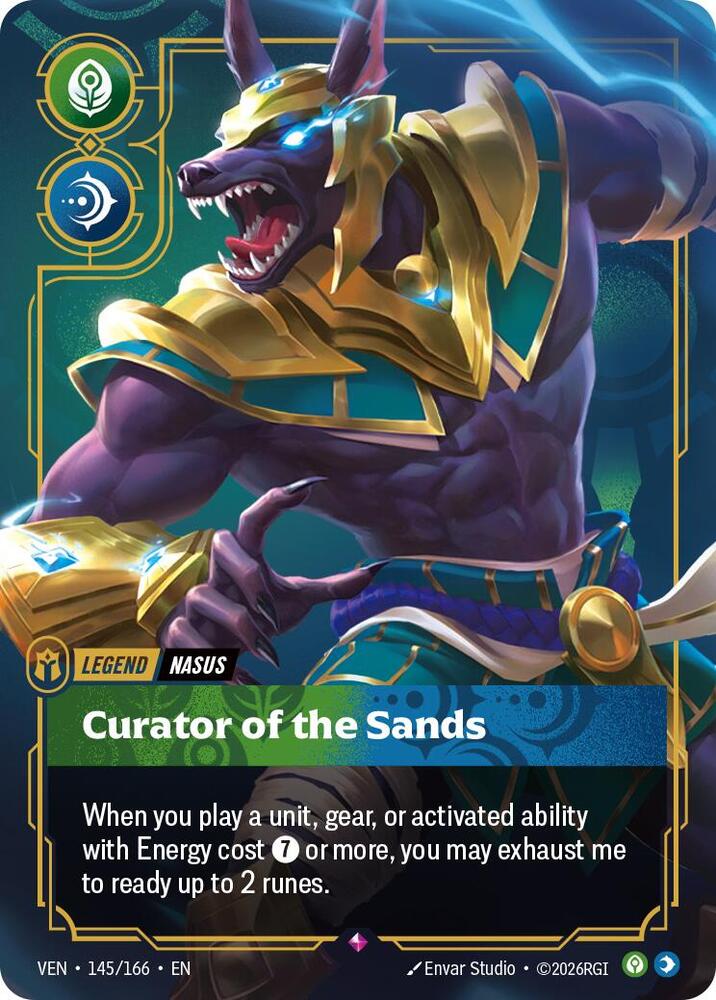 Nasus - Curator of the Sands (145/166) [Vendetta] | Jack's On Queen