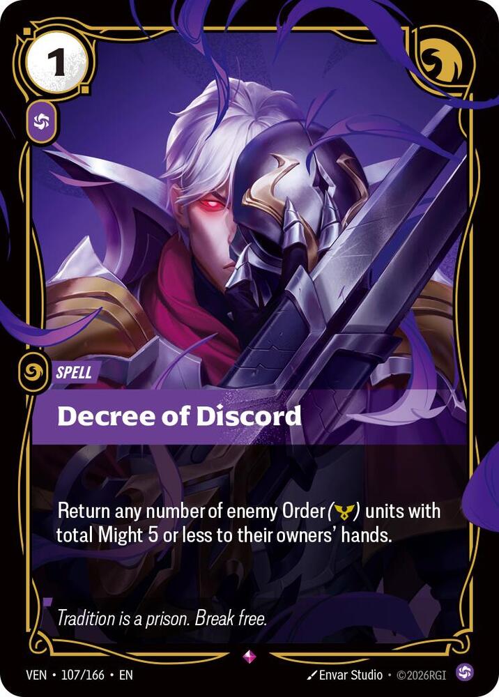 Decree of Discord (107/166) [Vendetta] | Jack's On Queen
