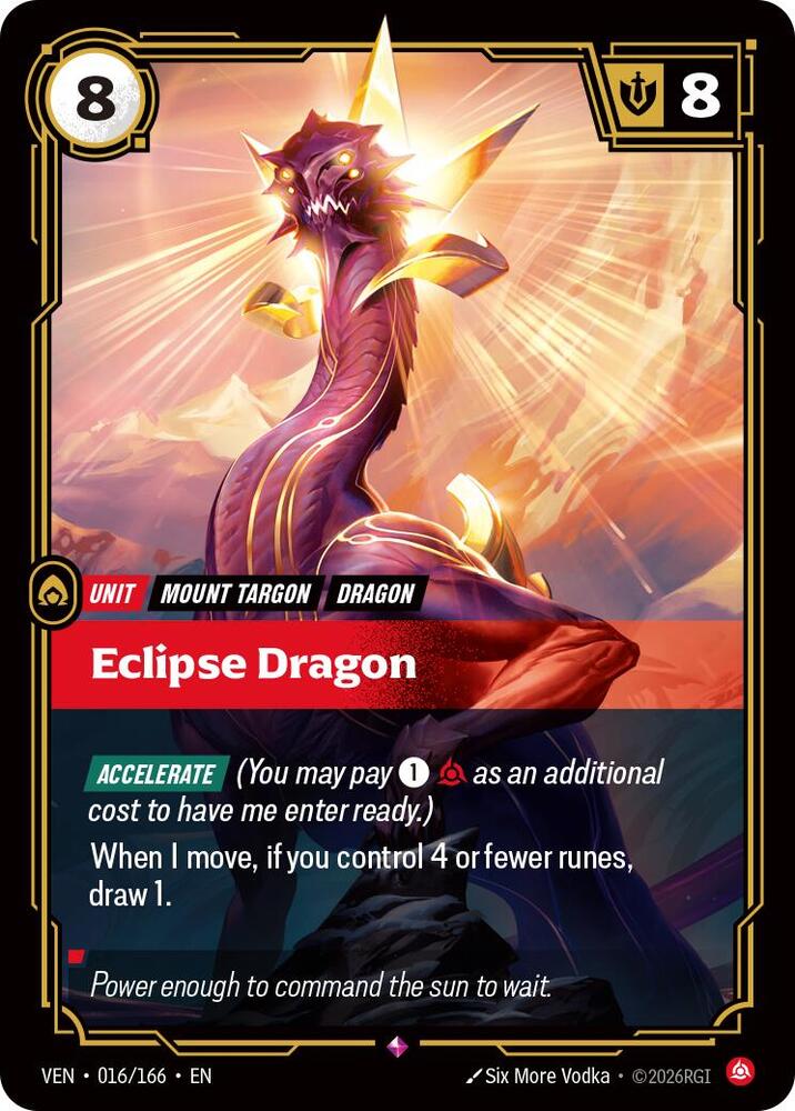Eclipse Dragon (016/166) [Vendetta] | Jack's On Queen