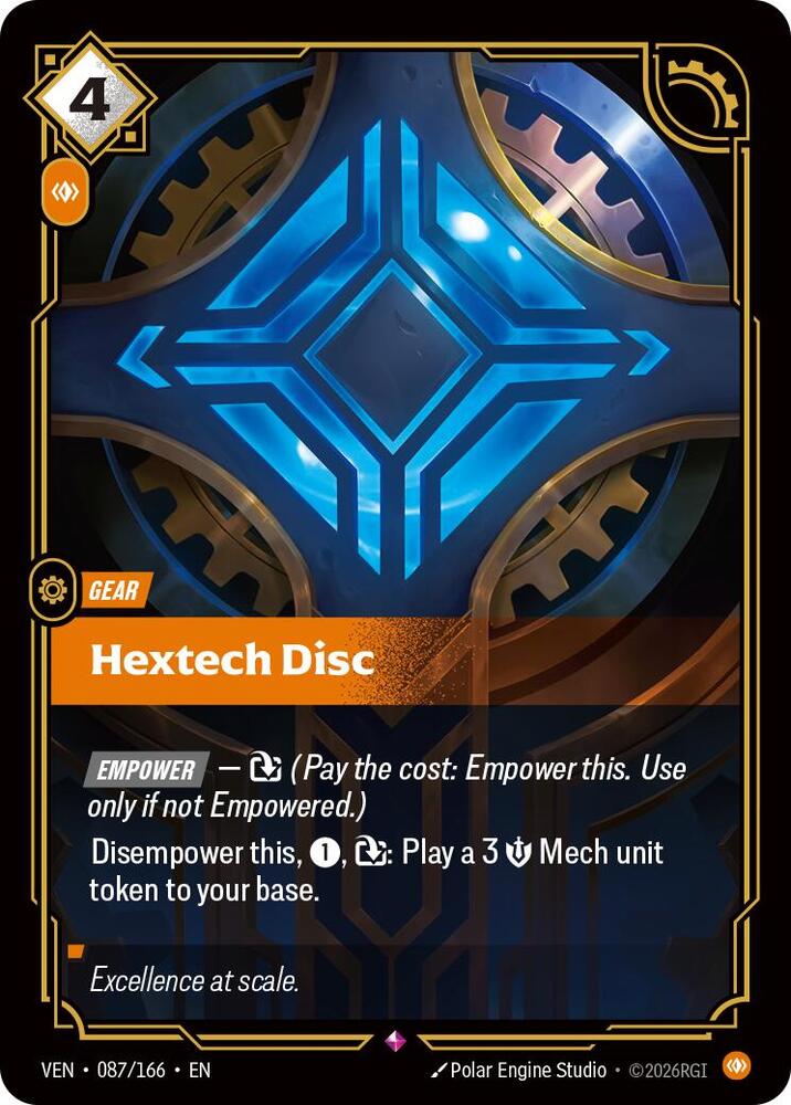 Hextech Disc (087/166) [Vendetta] | Jack's On Queen