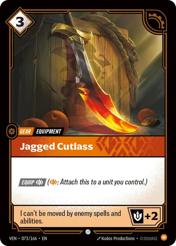 Jagged Cutlass (073/166) [Vendetta] | Jack's On Queen