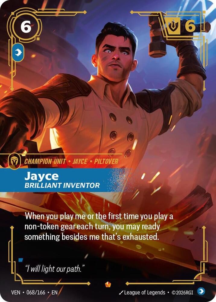 Jayce - Brilliant Inventor (068/166) [Vendetta] | Jack's On Queen