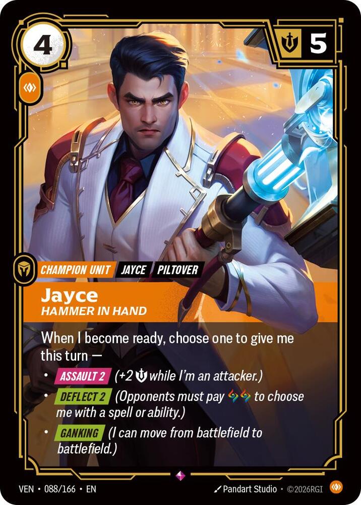 Jayce - Hammer in Hand (088/166) [Vendetta] | Jack's On Queen