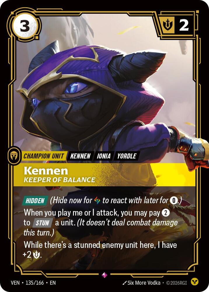 Kennen - Keeper of Balance (135/166) [Vendetta] | Jack's On Queen