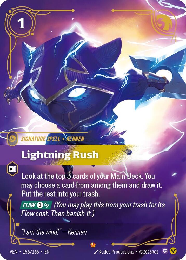 Lightning Rush (156/166) [Vendetta] | Jack's On Queen