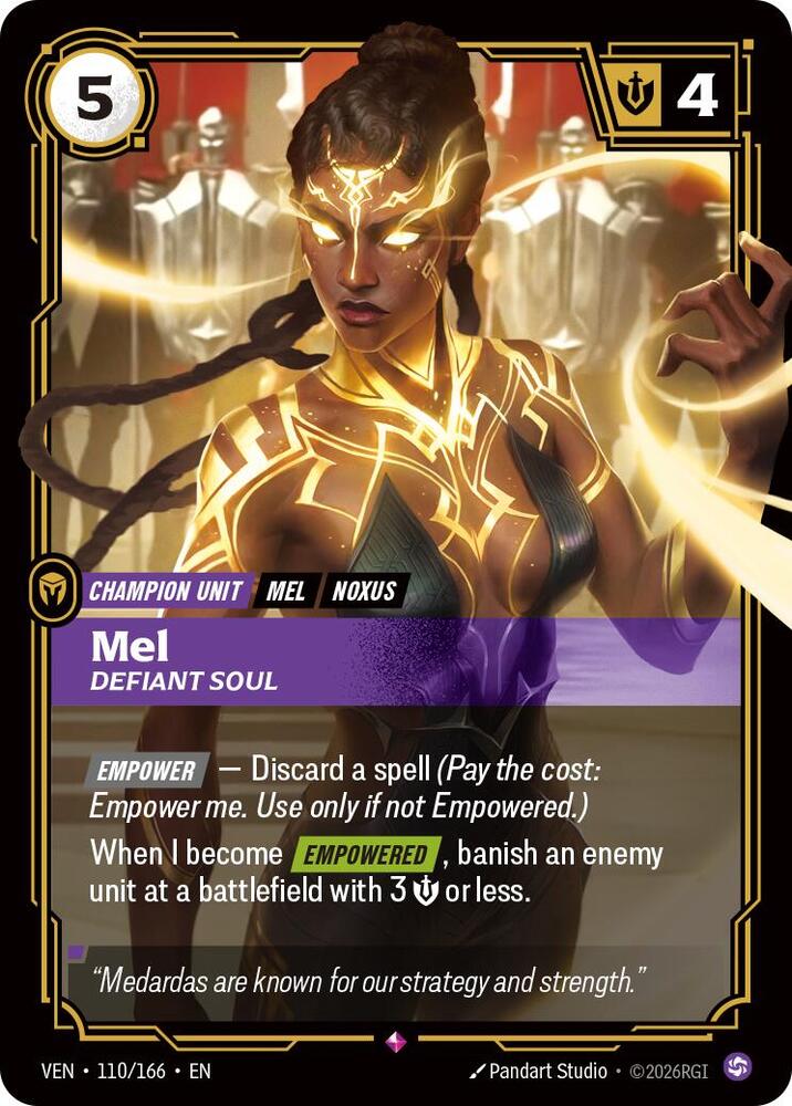 Mel - Defiant Soul (110/166) [Vendetta] | Jack's On Queen