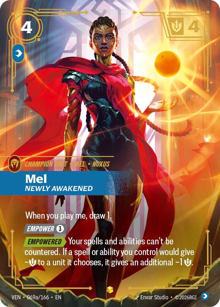 Mel - Newly Awakened (Alternate Art) (069a/166) [Vendetta] | Jack's On Queen