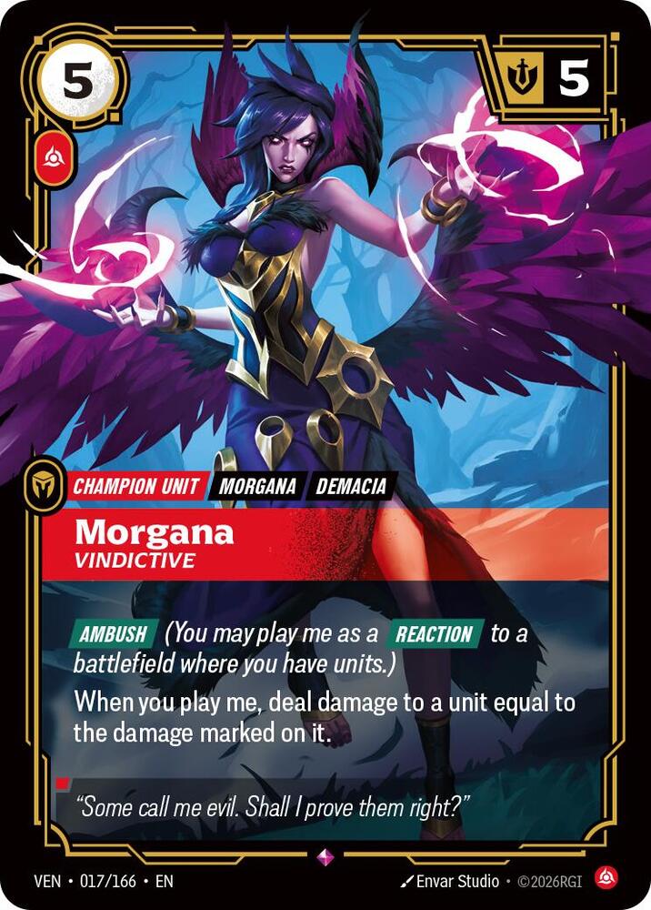 Morgana - Vindictive (017/166) [Vendetta] | Jack's On Queen