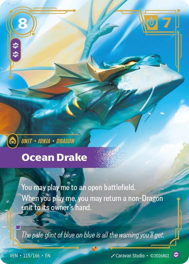 Ocean Drake (115/166) [Vendetta] | Jack's On Queen