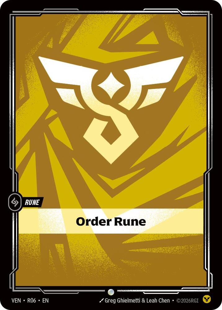 Order Rune (R06) [Vendetta] | Jack's On Queen