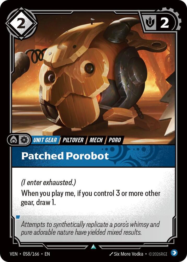 Patched Porobot (058/166) [Vendetta] | Jack's On Queen