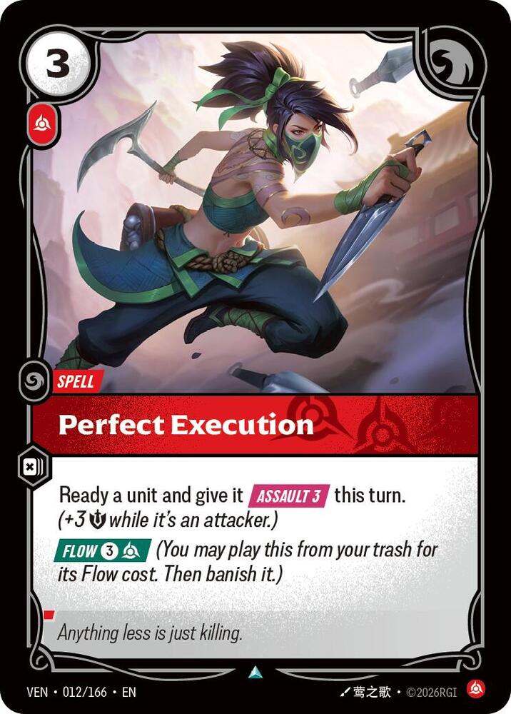 Perfect Execution (012/166) [Vendetta] | Jack's On Queen