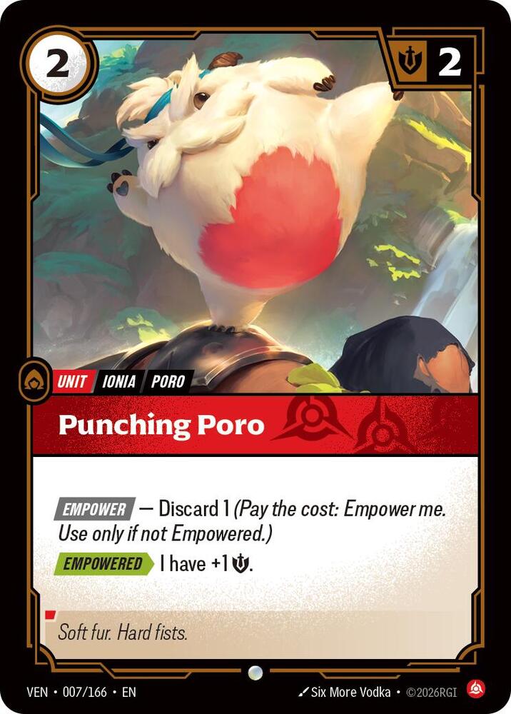 Punching Poro (007/166) [Vendetta] | Jack's On Queen