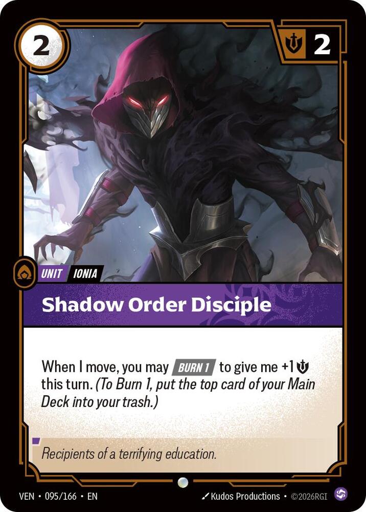 Shadow Order Disciple (095/166) [Vendetta] | Jack's On Queen