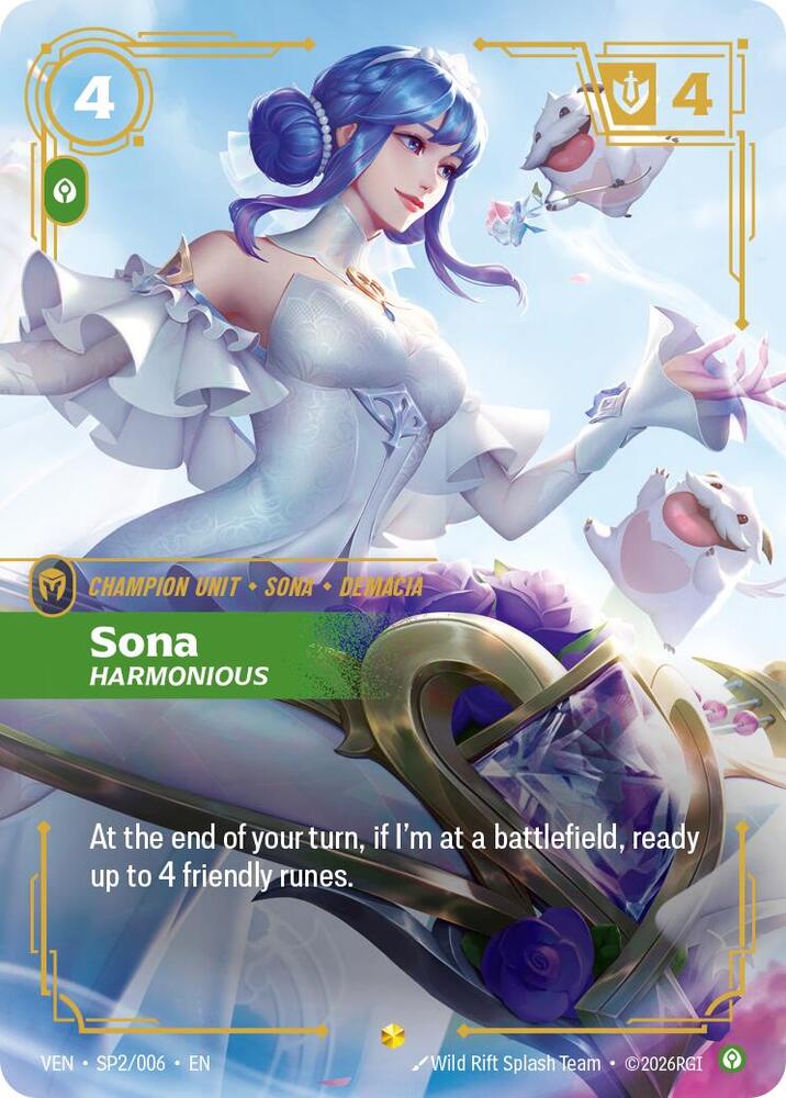 Sona - Harmonious (SP2/006) [Vendetta] | Jack's On Queen