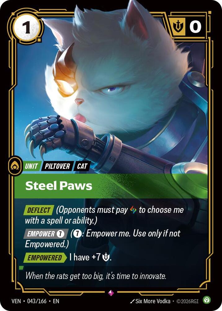 Steel Paws (043/166) [Vendetta] | Jack's On Queen