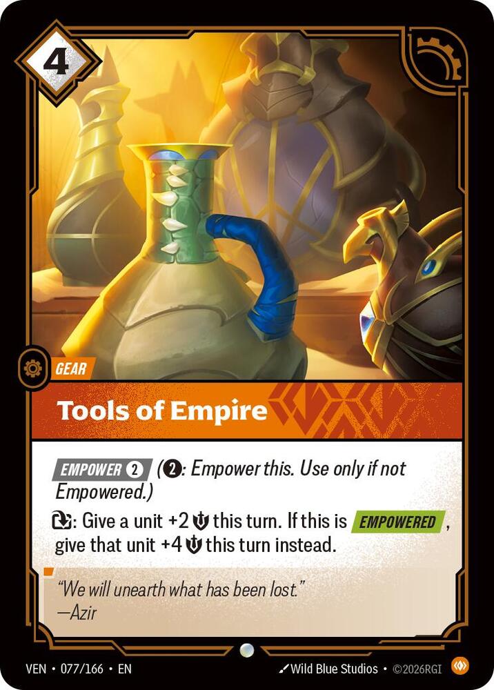 Tools of Empire (077/166) [Vendetta] | Jack's On Queen