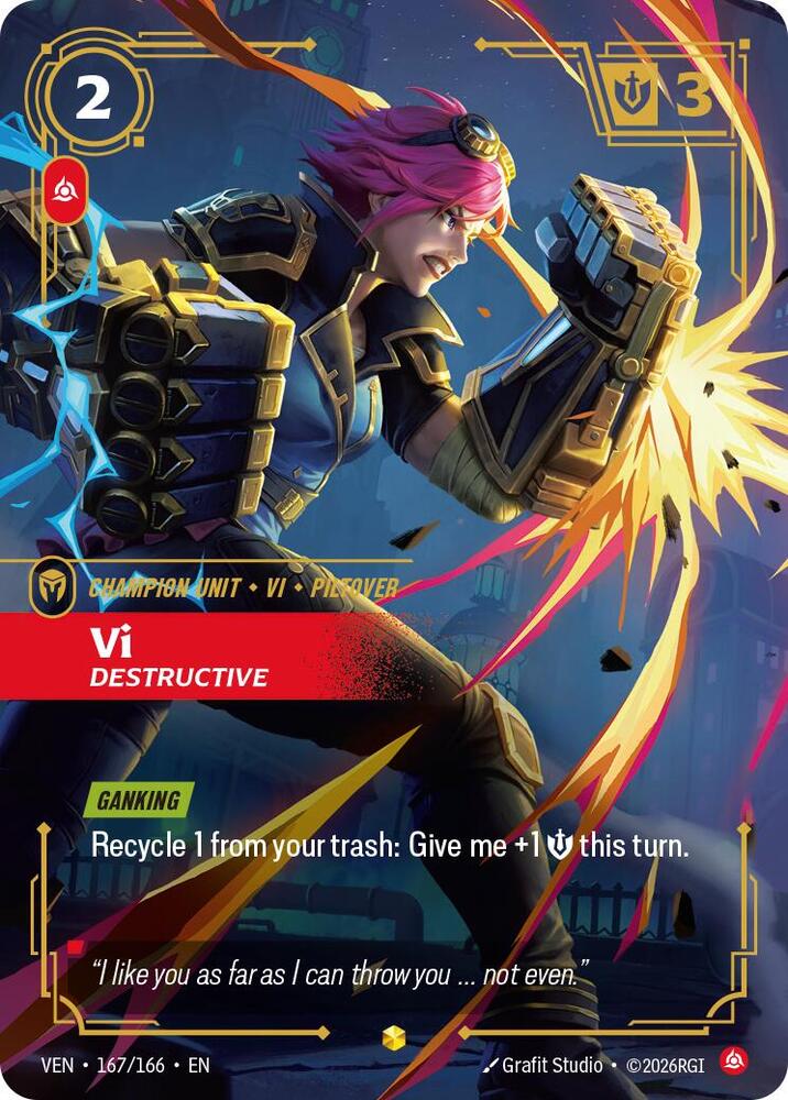 Vi - Destructive (Overnumbered) (167/166) [Vendetta] | Jack's On Queen