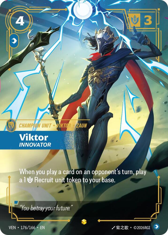 Viktor - Innovator (Overnumbered) (176/166) [Vendetta] | Jack's On Queen