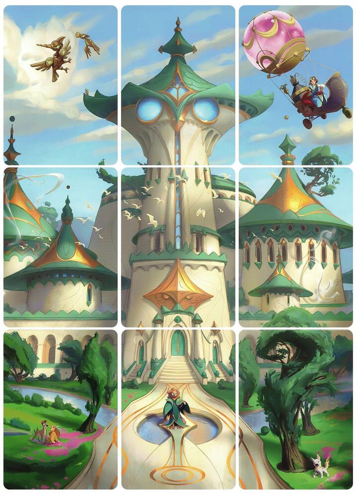 Archazia's Island Puzzle Insert (Set of 9) (Version 1 of 2) [Archazia's Island] | Jack's On Queen