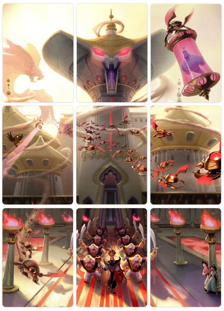 Reign of Jafar Puzzle Insert (Set of 9) (Version 1 of 2) [Reign of Jafar] | Jack's On Queen