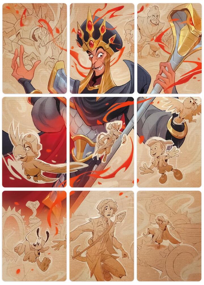 Reign of Jafar Puzzle Insert (Set of 9) (Version 2 of 2) [Reign of Jafar] | Jack's On Queen