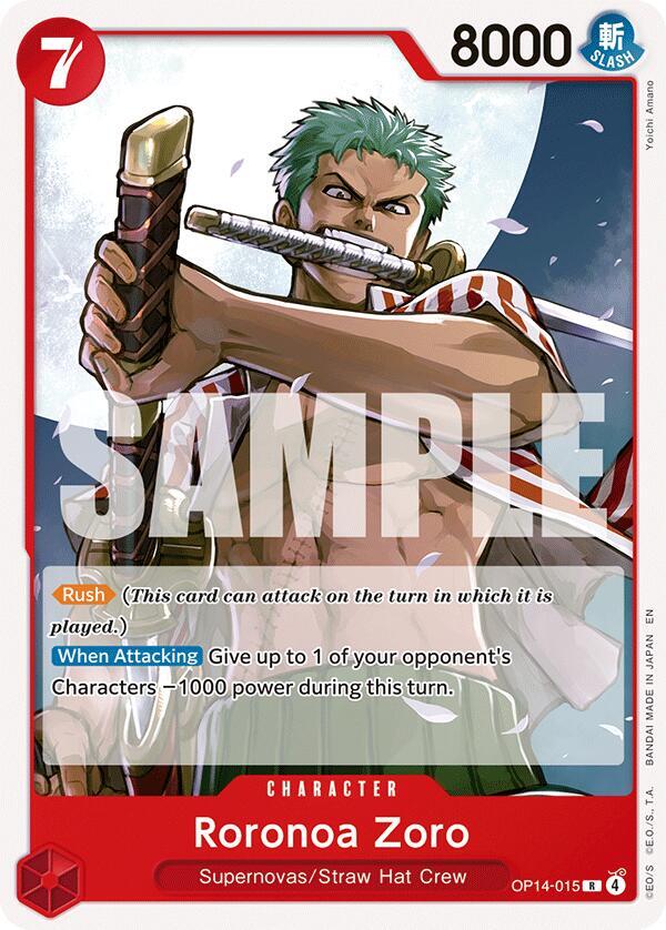 Roronoa Zoro (OP14-015) [Starter Deck 31: RED Monkey.D.Luffy] | Jack's On Queen