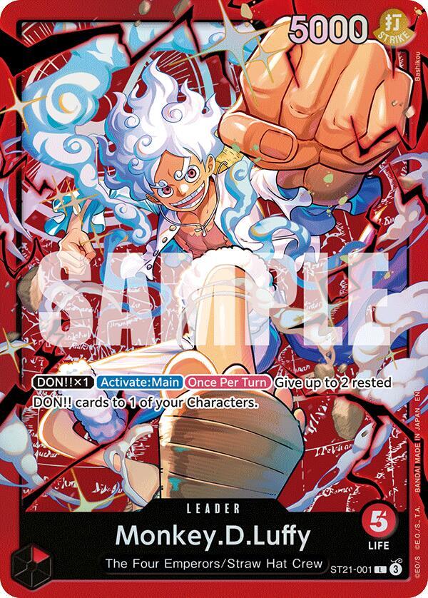 Monkey.D.Luffy (ST21-001) (ST21-001) [Starter Deck 31: RED Monkey.D.Luffy] | Jack's On Queen