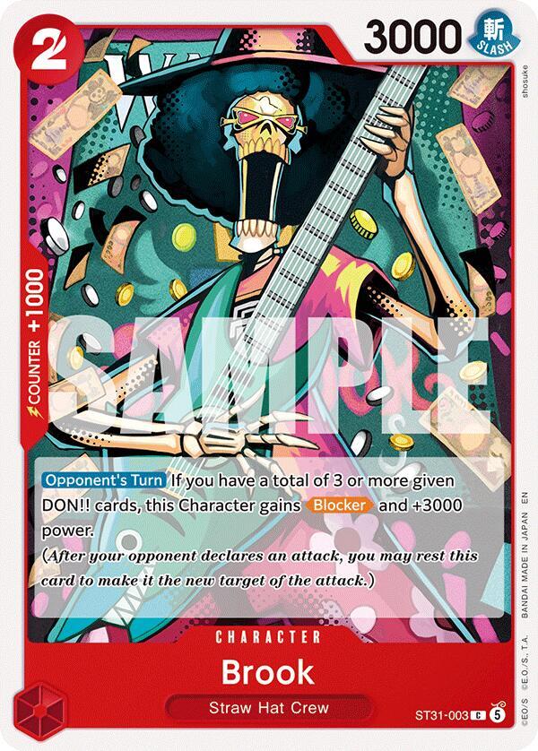 Brook (ST31-003) [Starter Deck 31: RED Monkey.D.Luffy] | Jack's On Queen