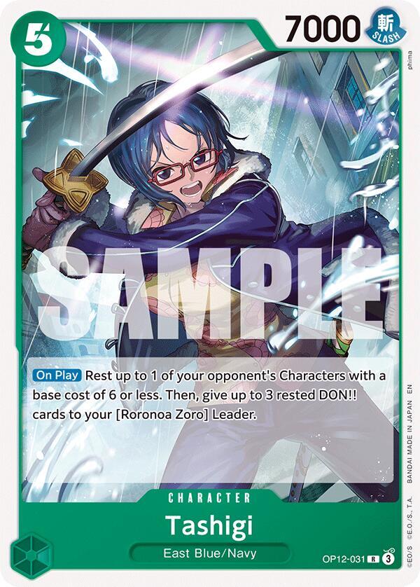 Tashigi (OP12-031) [Starter Deck 32: GREEN Roronoa Zoro] | Jack's On Queen