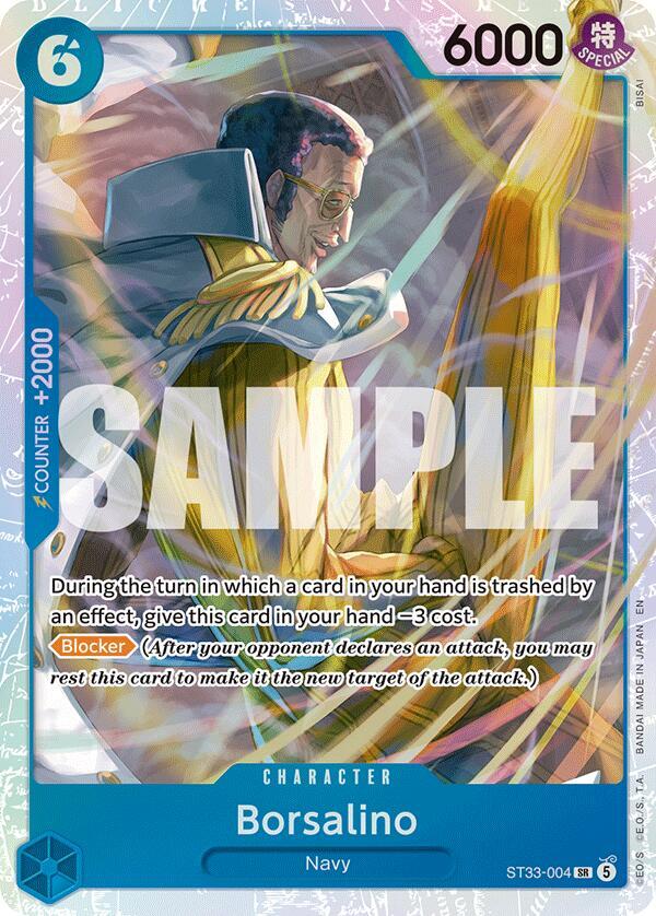 Borsalino (ST33-004) [Starter Deck 33: BLUE Kuzan] | Jack's On Queen