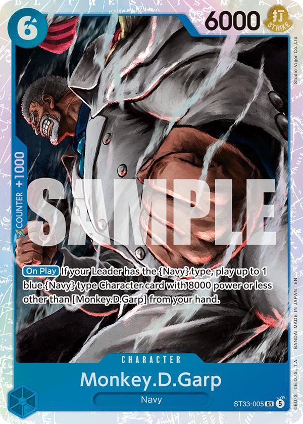 Monkey.D.Garp (ST33-005) [Starter Deck 33: BLUE Kuzan] | Jack's On Queen