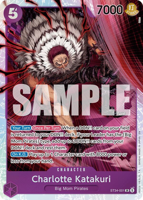 Charlotte Katakuri (ST34-001) (ST34-001) [Starter Deck 34: PURPLE Charlotte Katakuri] | Jack's On Queen