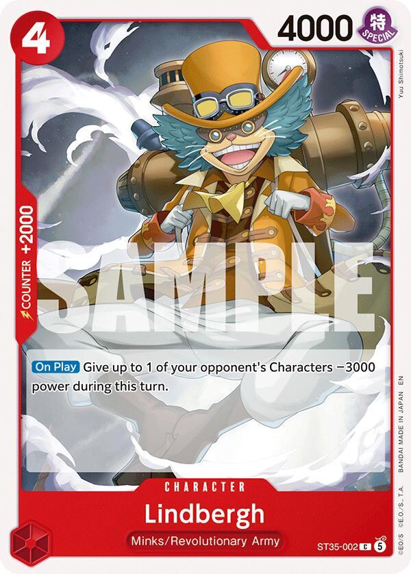 Lindbergh (ST35-002) [Starter Deck 35: RED/BLACK Sabo] | Jack's On Queen
