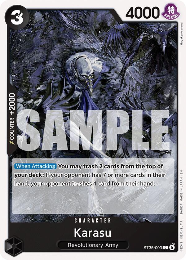 Karasu (ST35-003) [Starter Deck 35: RED/BLACK Sabo] | Jack's On Queen