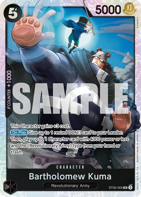 Bartholomew Kuma (ST35-005) [Starter Deck 35: RED/BLACK Sabo] | Jack's On Queen