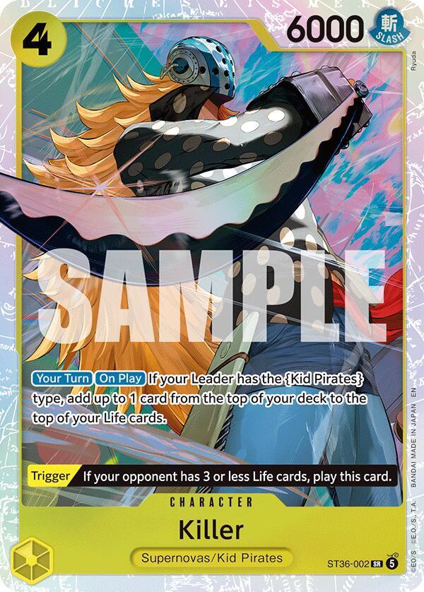 Killer (ST36-002) [Starter Deck 36: YELLOW Eustass”Captain”Kid] | Jack's On Queen