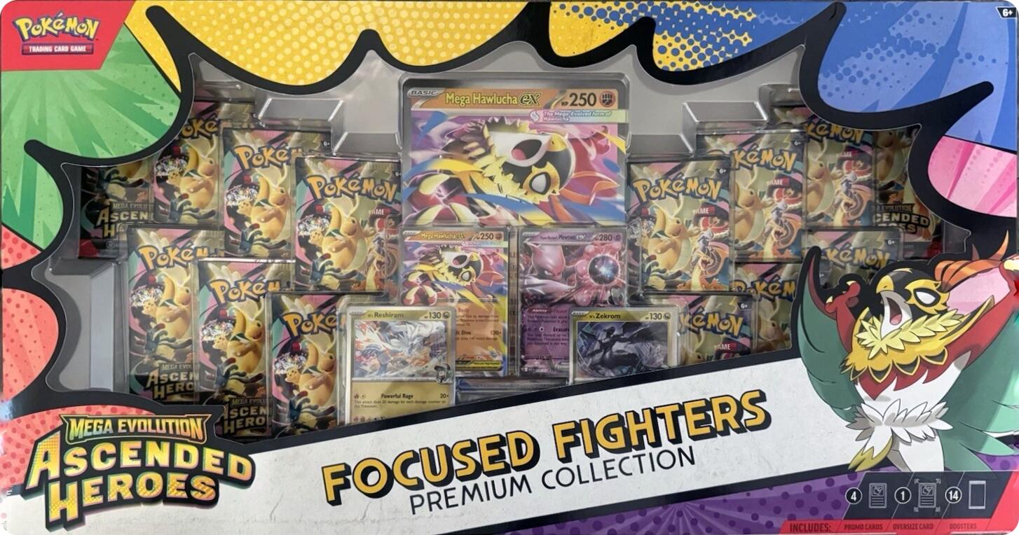 Ascended Heroes Focused Fighters Premium Collection (Sam's Club) | Jack's On Queen